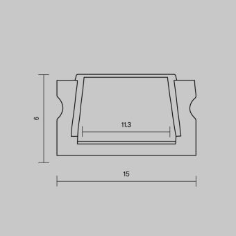 Профиль Maytoni Technical 631003