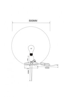 Садово-парковый светильник Maytoni O594FL-01W1