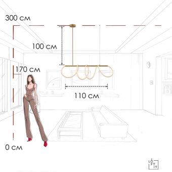 Подвесной светильник LOFT IT 10388P/A Brass