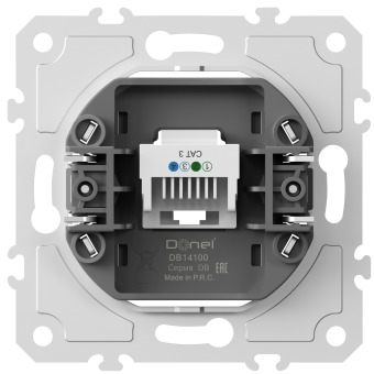 Механизм розетки RJ11 cat.3/ClassE-4, серия DB