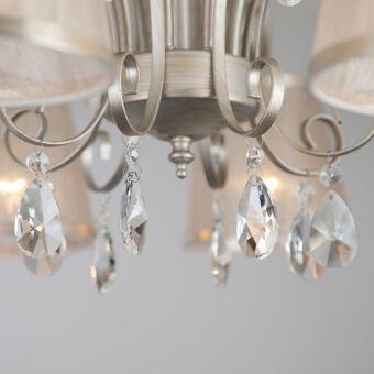 Люстра на штанге Eurosvet 60065/8 серебро