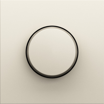 Накладка для светорегулятора поворотного, слоновая кость, серия S08