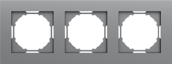 Рамка 3-я, матовый серый, серия A07