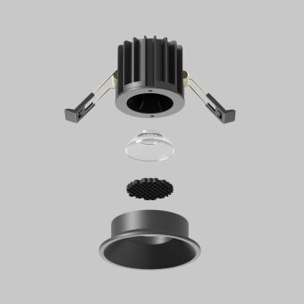 Встраиваемый светильник Maytoni Technical DL058-7W4K-B