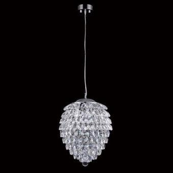 Подвесной светильник Crystal Lux CHARME SP3+3 LED CHROME/TRANSPARENT