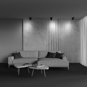 Накладной светильник Maytoni Technical C024CL-18W4K-B-1