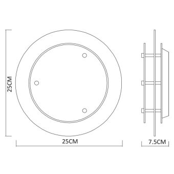 Накладной светильник ARTE Lamp A4867PL-1CC
