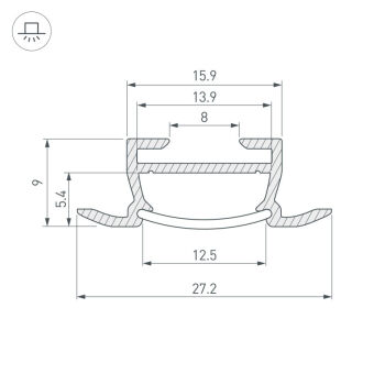 Профиль Arlight 016936