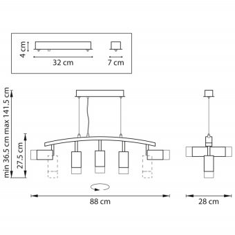 Подвесная люстра Lightstar LR7353733621
