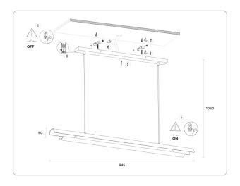 Подвесной светильник Ambrella Light TN71336