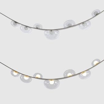 Подвесной светильник Crystal Lux BOSQUE SP7 L3000 GREY/TRANSPARENT