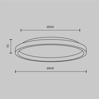 Накладной светильник Maytoni MOD311CL-L27B3K