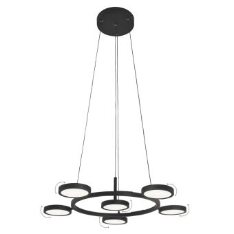 Подвесная люстра Crystal Lux CLT 027C6 D700 BL