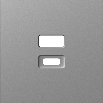 Накладка для розеток USB, сталь, серия A07