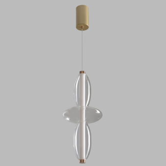 Подвесной светильник Crystal Lux QUASAR SP14W LED TRANSPARENT