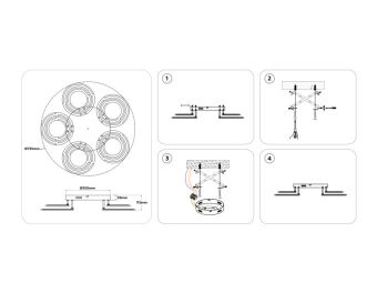 Накладная люстра Ambrella Light FA8944