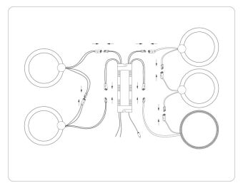 Накладная люстра Ambrella Light FA3808