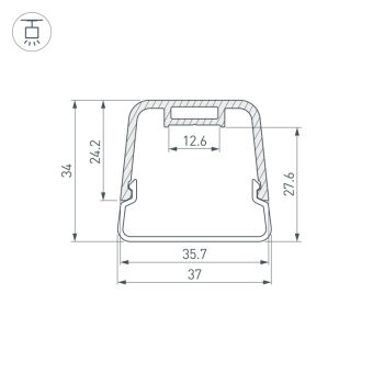 Профиль Arlight 055098
