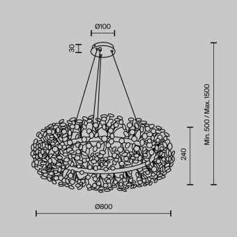 Подвесной светильник MODELUX MS.9029.20 GD