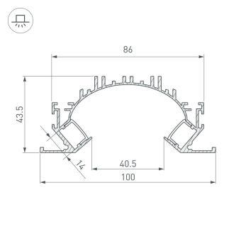 Профиль Arlight 036364