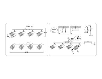 Спот Ambrella Light TR8666