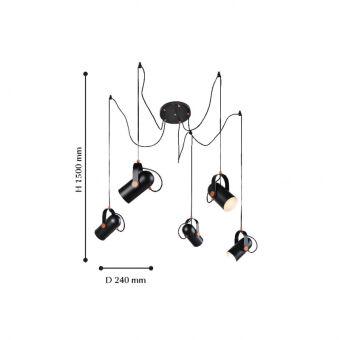 Подвесная люстра Favourite 2007-5P