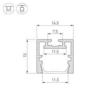 Профиль Arlight 035020
