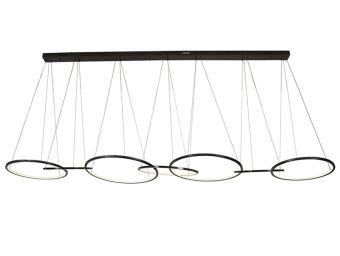 Подвесная люстра Newport 15207/S black glossy