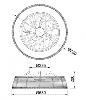 Накладной светильник Mantra 7810