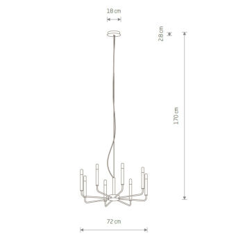 Подвесная люстра Nowodvorski 11460