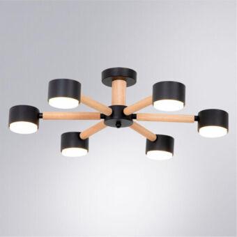 Люстра на штанге ARTE Lamp A1624PL-6BK