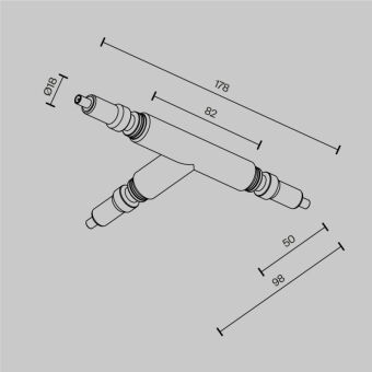 Коннектор Maytoni Technical CA007TC-B