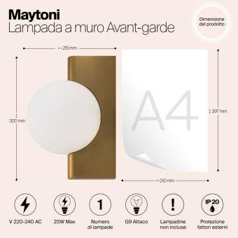 Бра Maytoni MOD324WL-01BS
