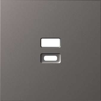Накладка для розеток USB, матовый титан, серия S08
