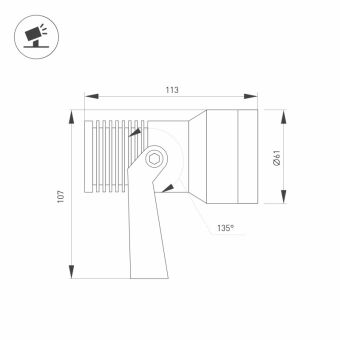 Прожектор Arlight 032559