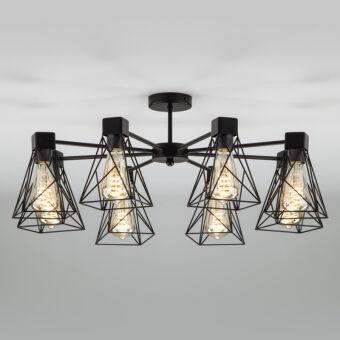 Люстра на штанге Eurosvet 70107/8 черный