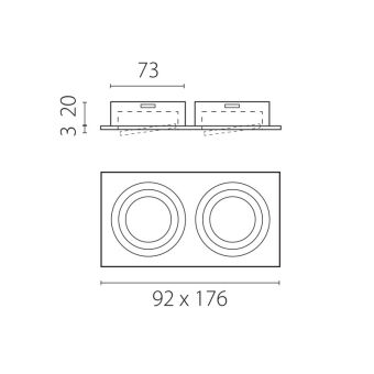 Встраиваемый светильник Lightstar 011616
