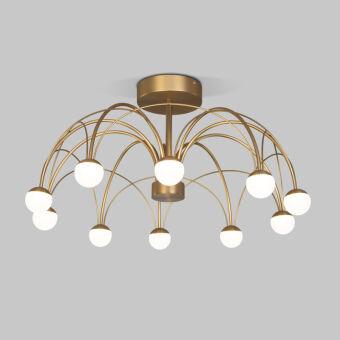 Люстра на штанге Eurosvet 90031/10 LED золото