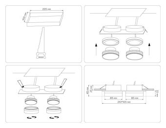 Влагозащищенный светильник Ambrella Light TN6711