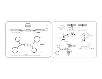 Люстра на штанге Ambrella Light FL4860
