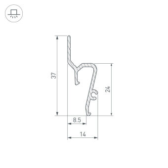 Профиль Arlight 041160