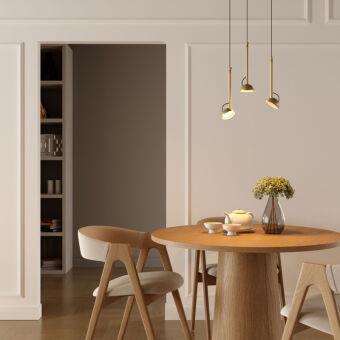 Подвесной светильник Elektrostandard 50313 LED 7W 3000K латунь