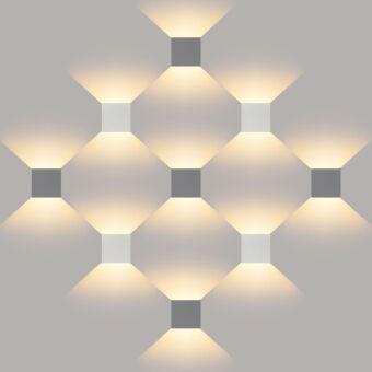 Светильник настенный Elektrostandard 1548 TECHNO LED WINNER серый