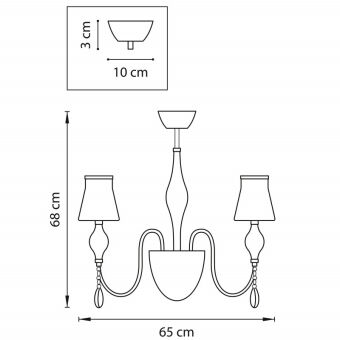 Люстра на штанге Lightstar 806050