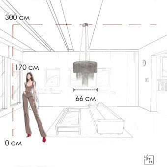 Подвесная люстра LOFT IT 10406/660