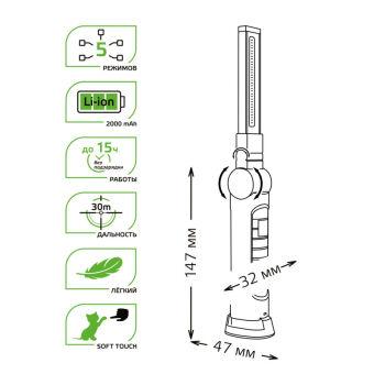 Фонарь Gauss GF803