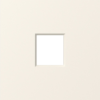 Накладка 1-я для розеток RJ45, TV, SAT, матовый кремовый, серия A07