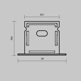 Заглушка профиля Maytoni Technical 642070