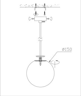 Подвесной светильник Fluorite FL1048-1PM