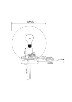 Садово-парковый светильник Maytoni O594FL-01W